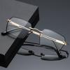 Anti-Blue Light Reading Glasses New Metal Frame Men's High-Definition Business Style Presbyopia Glasses with Grade 0 To +4.0