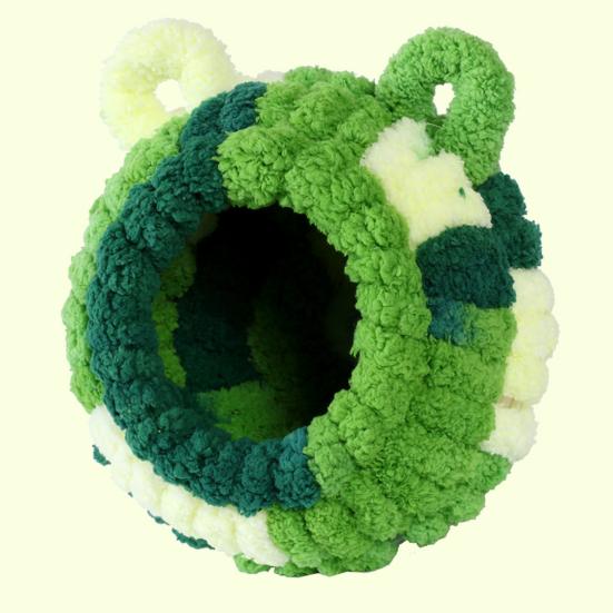 Peluş Kuş Yuvası Yumuşak Yuvarlak Kuş Evi Kulaklı Rahat Sıcak Papağan Sarılma Kulübesi Sevgi Kuşu Conure Muhabbet Kuşu Sultan Papağanı İçin Kabarık Mağara Yuvası