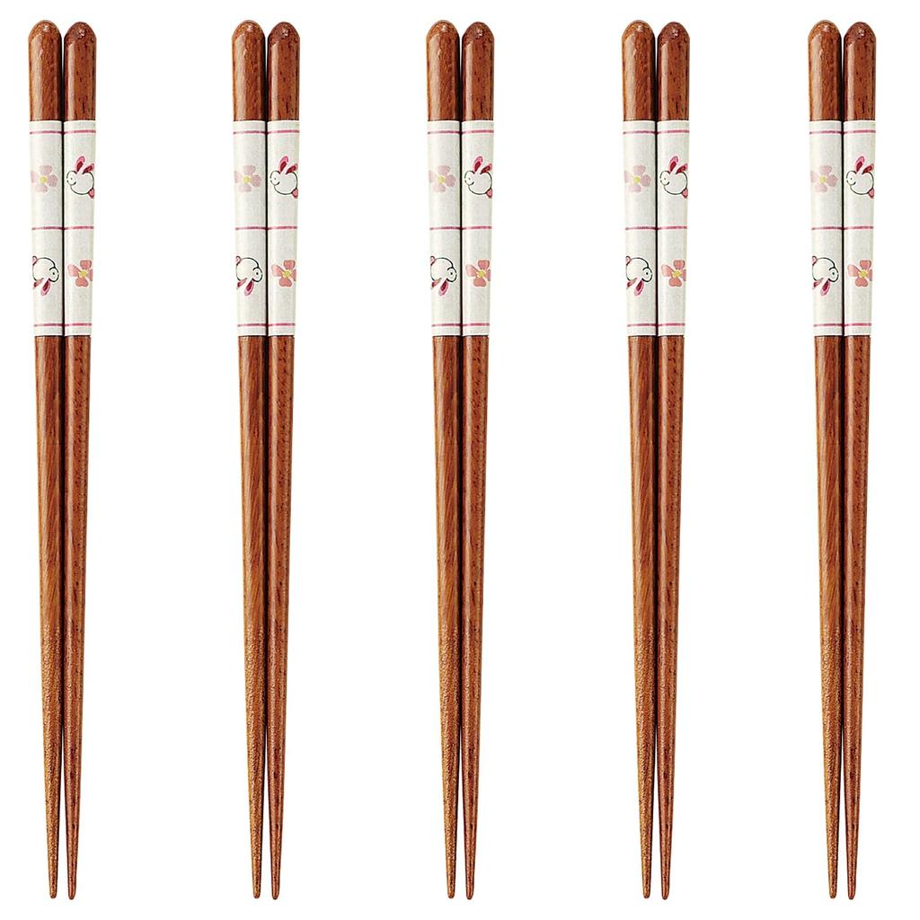 Happy Set of Dishwasher Made In PID7144 J-kitchens Chopsticks, 5, Material Wood, Safe, Japan,