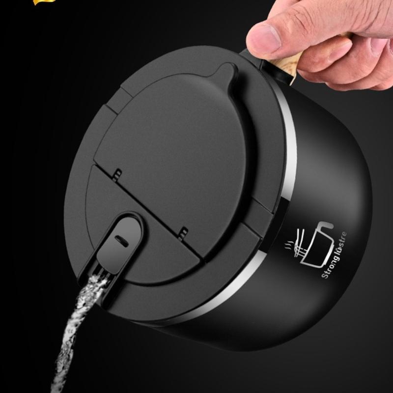 Portable Stainless Steel Noodles Bowl with Delicate Designs Durable Ramen Bowl for Home Office and School Use