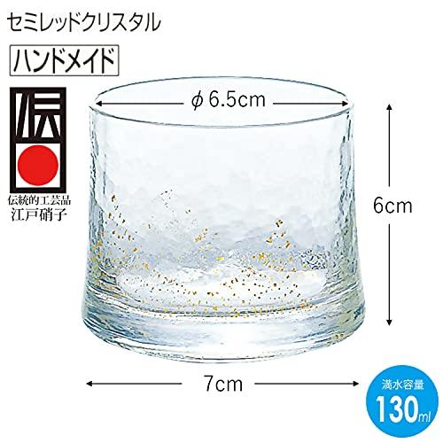 Toyo Sasaki Glass 10791 Sake Glass, Clear, 4.1 Fl Oz (130 Ml), Edo Glass, Yachiyo Kiln, Made In Japan
