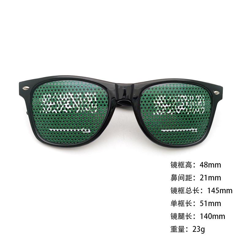 World Cup sunglasses football flag pinhole sticker 2140 printed logo independence day printed rice nail sunglasses