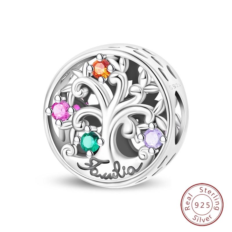 Оригинальные светящиеся подвески Медная фиксирующая зажимная бусина Цветочная фея Новогодний кулон Подходит для браслета Женские украшения Подарки