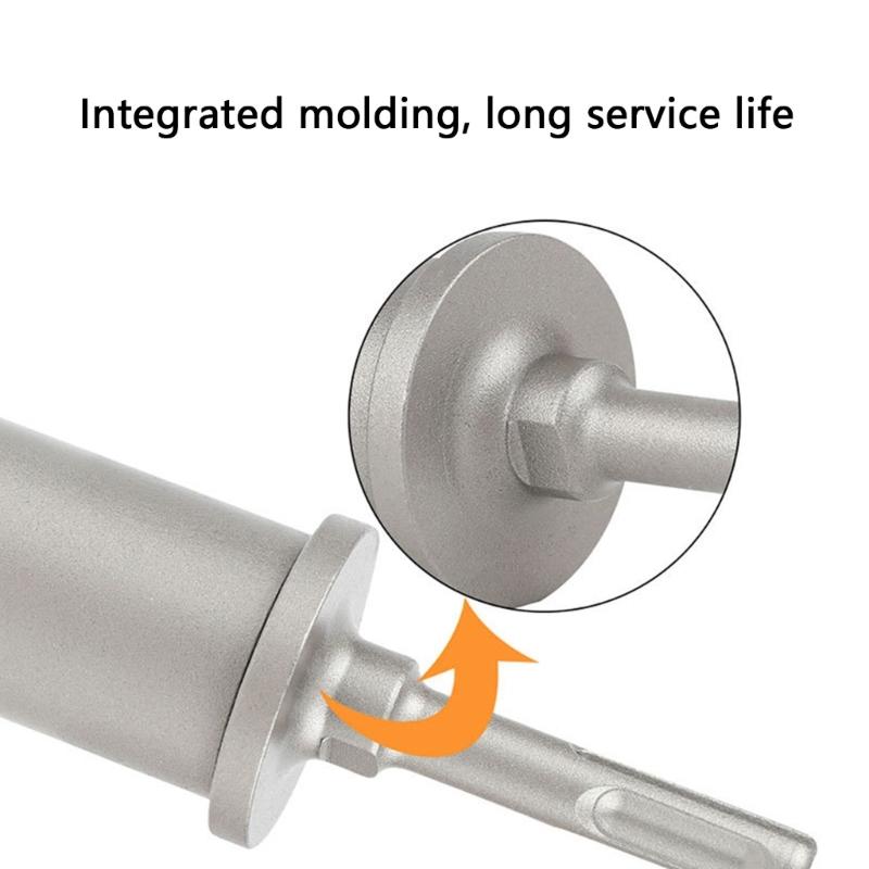 Professional Plus Ground Rod Rotary Hammer Driver Bit for Rebars Piling and Fence Tent Post Installation Removable Tool