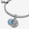 Disney 925 Silver Mickey and Flower Fairy Pendant Beads Suitable for Girls To DIY Original Bracelets Fashion Gifts