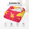 Crayon Golden Star Anime Cartoon Flannel Blanket Soft Warm Throw for Bedroom Sofa Car Kids Holiday Gift