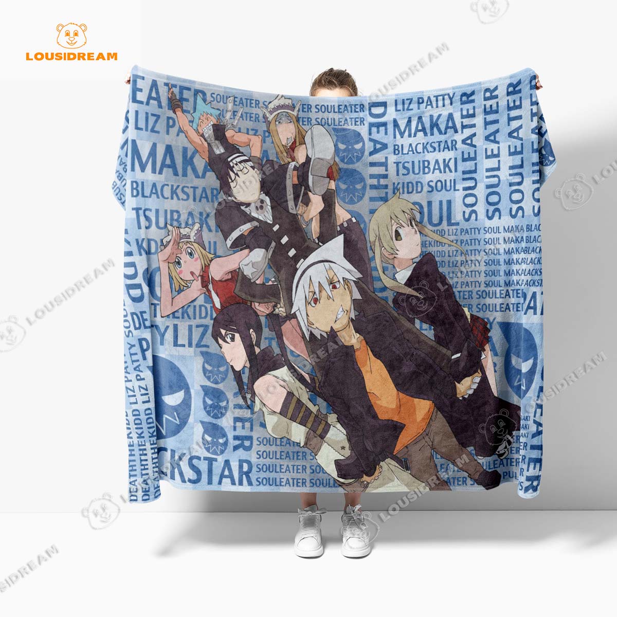 

Фланелевое одеяло в стиле аниме Soul Eater