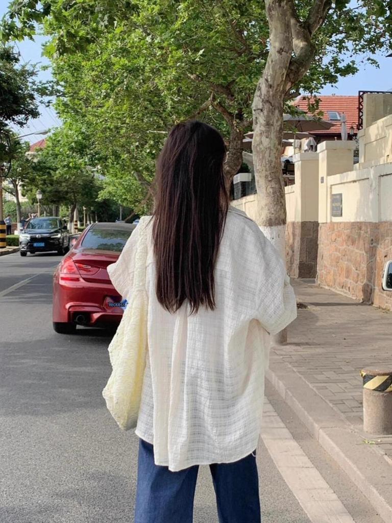 2025 Women's French Design Long-Sleeve Sun Protection Jacket: Sweet, Loose, Drop Shoulder, Casual Look