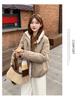 Women’s Short Stand Collar Windproof Thin Slim Winter Jacket