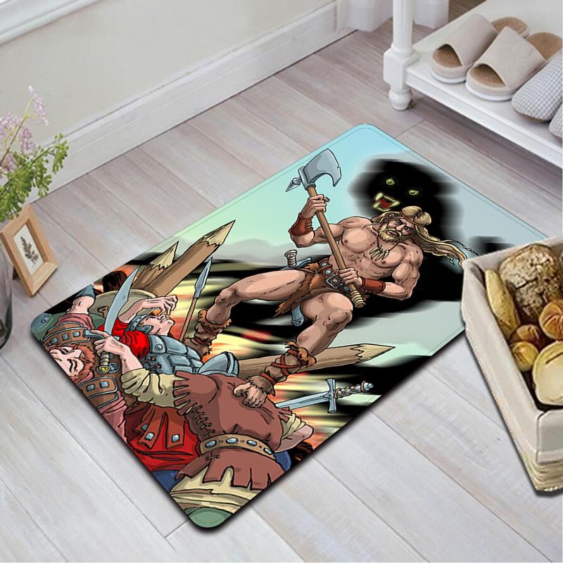Grognak the Barbarian Rug Floor Mat for Living Room or Bedroom Soft and Comfortable Carpet a Gift for Birthday and Holiday.SFF0917275