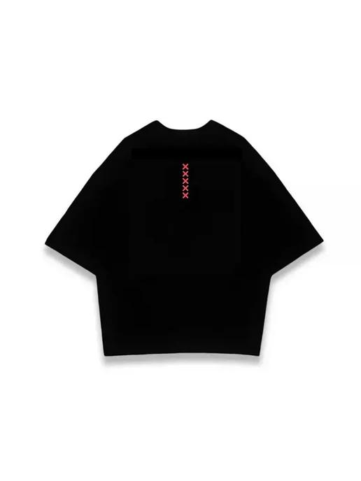 Oversized T-shirt with a print on the back 3XL