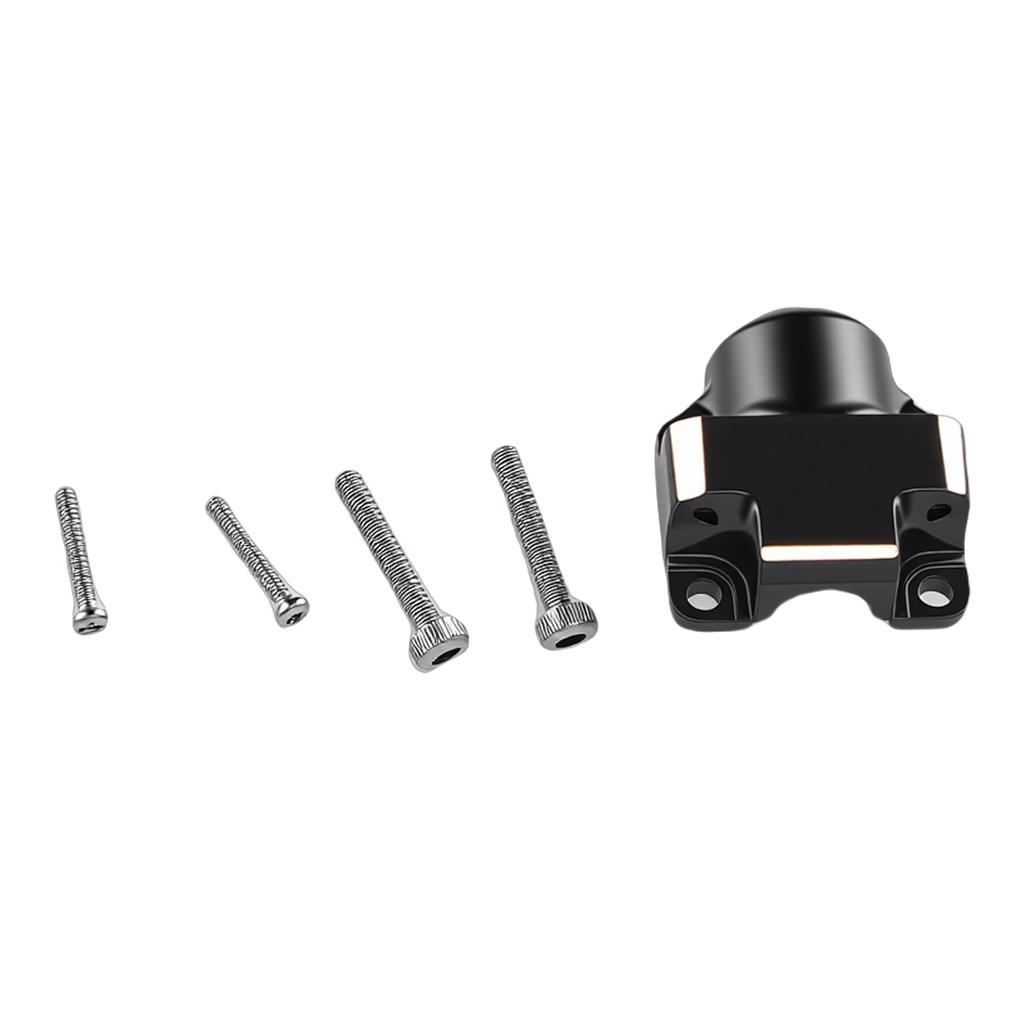 RC Front Axle Cover Fit for SCX30 1Celsius30 RC Crawler Car Upgrades Parts Brass 4g Electrophoretic Black Coating