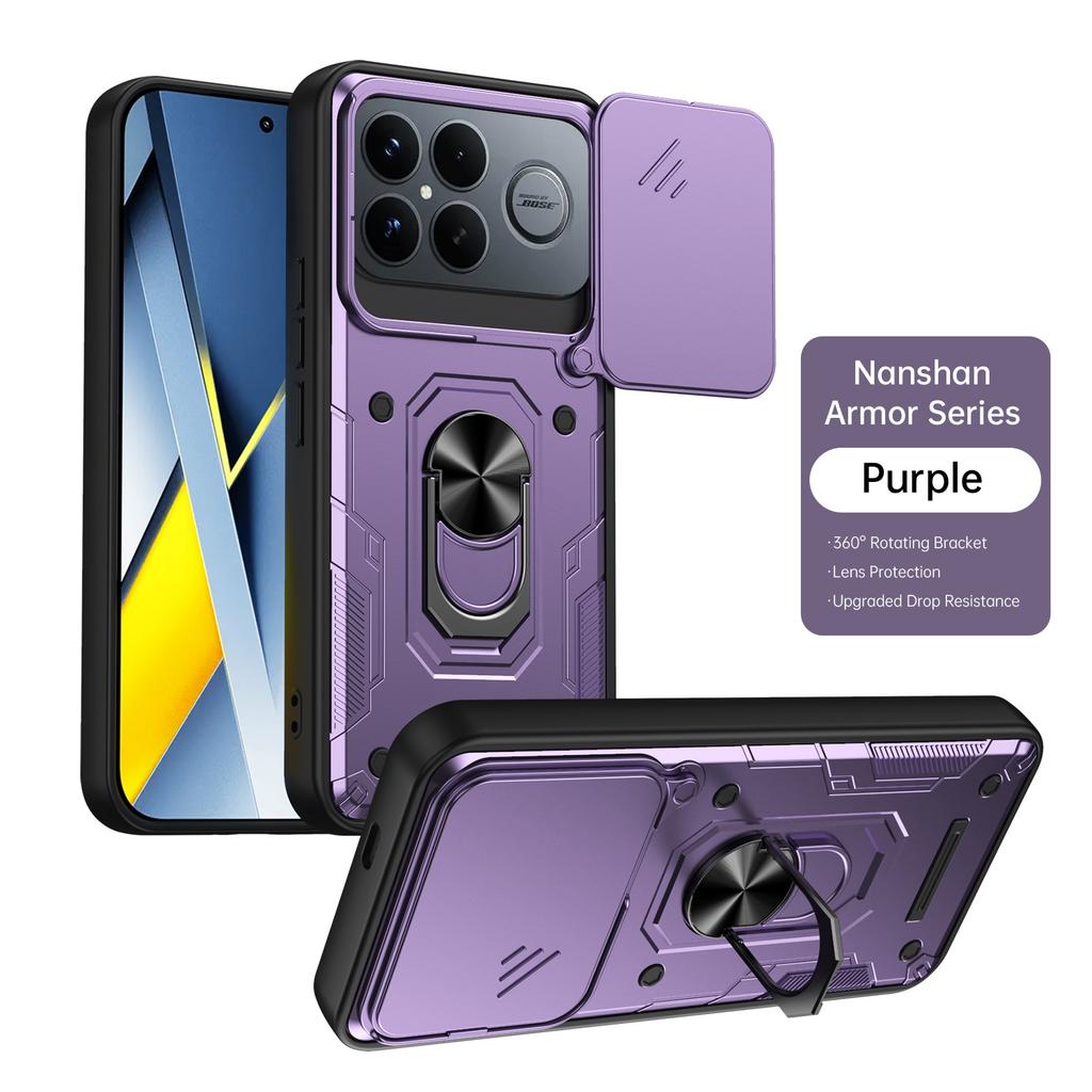 Applicable To Xiaomi Redmi K90ProMax Nanshanjia Push Window Mobile Phone Case Redmi 15A Bracket A7Pro Protective Case