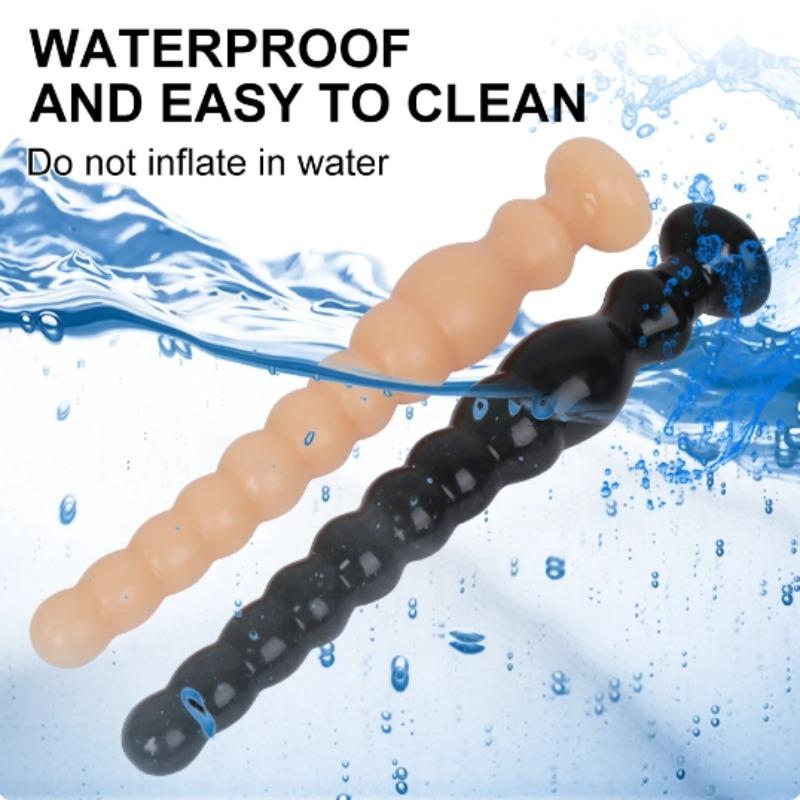 Anus Hinterhof Perlen Analkugeln Langer Analplug mit Saugnapf Prostata Massage Butt Plug Sexspielzeug für Frauen Männer Erwachsene Produkte