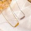 2024 Trendy Geometric Necklace – Stylish Internet Celebrity Design, Cold Fashion Collarbone Chain for Women