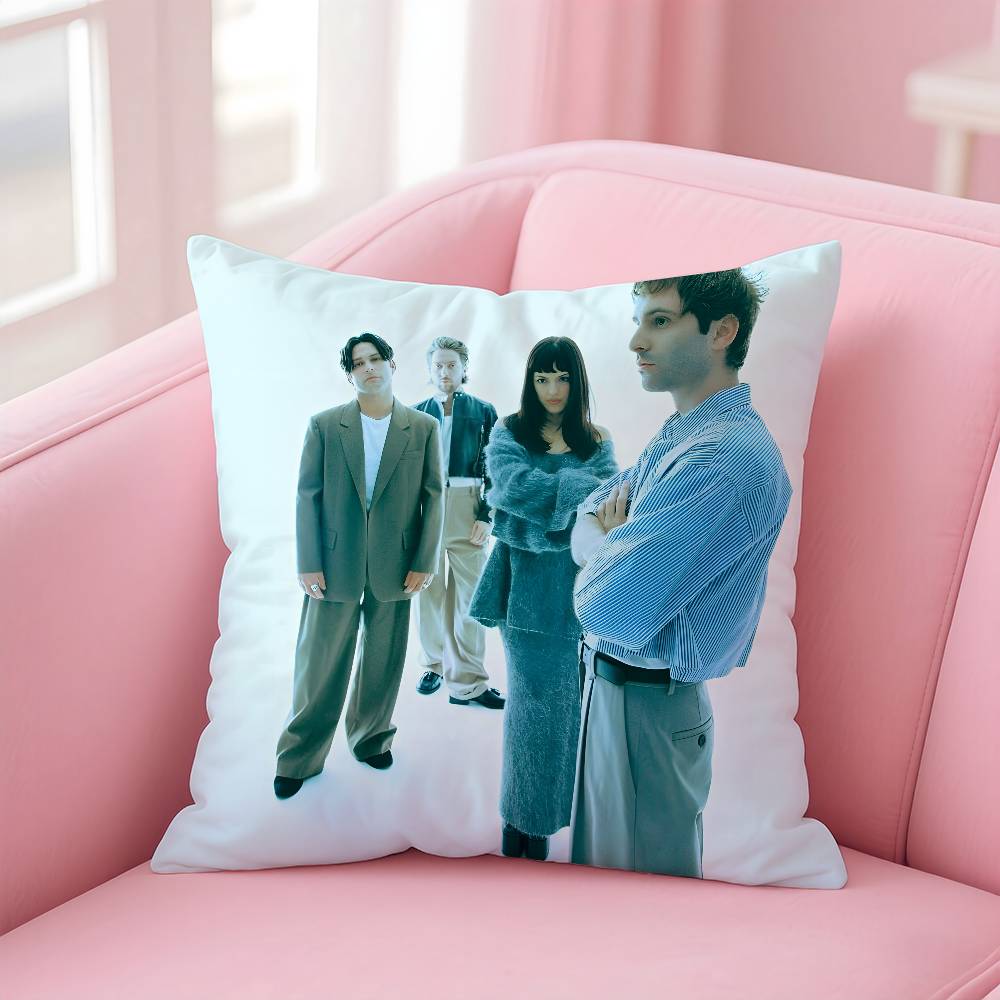 

Singer THE M-MARIAS Pillow Case Printed Pillowcase for Living Room Sofa Cushion Cover & Bedroom Decor 12x12Inch