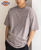 Dickies Men's Short Sleeve T-Shirt, 100% Cotton, Side Slit, Sumikuro (Size L)