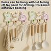 Durable Hooks for Kitchen Organization Cartoon Puzzle Key Hook, Heavy Duty Traceless Plastic Wall Hanger, Mounted Storage Keys Space Saving