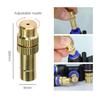 Durable Od 8Mm Misting Nozzle Adjustable Brass Spray Head Garden Irrigation Cooling Mist Sprayer For Greenhouse Yard