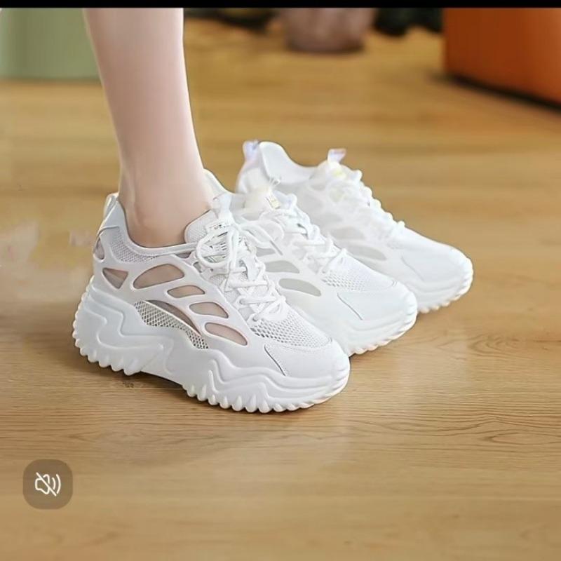 2025 Women's Casual Flats Sports Shoes Mesh Breathable  Trainers Ladies Shoes Female Sneakers for Women Basket Tenis