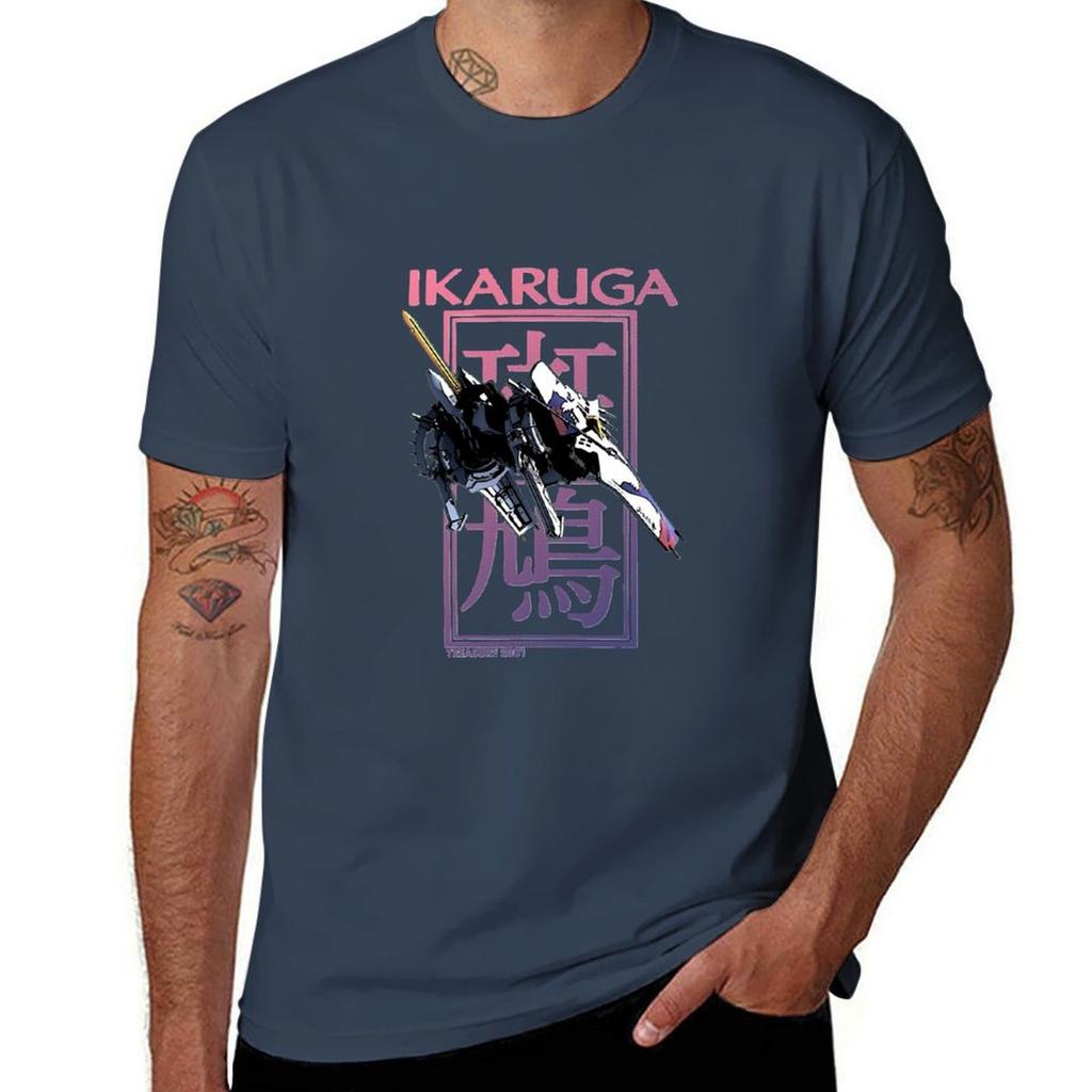 Ikaruga Tshirt Comfortable Basic Crew Neck Tee