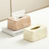 Ceramic Paper Towel Dispenser Square Tissue Storage Box Modern Napkin Storage Case  Dining Table
