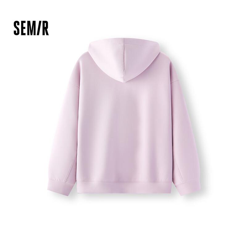 Semir Women's Soft Cotton Loose Hooded Jacket