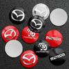 4X Car Wheel Center Hub Cap Badge Emblem Decal Wheel Sticker For Mazda 2 3 5 6 M5 Ms CX-4 CX-5 CX6 M3 M6 MX3 MX5 Car Accessories
