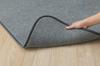 IKEHIKO Rug Mat Underlay Carpet Thick Rectangular 1.5 Tatami Mat Nice Gray Approx. 125 X 180cm Thickness 15mm Soundproof Durable Cushion Non-slip Stay