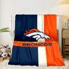 Coperta Portatile/Morbida Denver Broncos Coperta per Letto Adatta per Viaggi Campeggio Soggiorni Uffici Divani Regali per tifosi