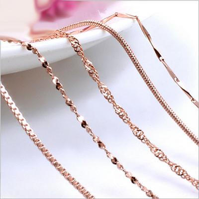 Schmuck Halskette Damen Wasserketten-Kette Clampsia-Kette ohne Anhänger