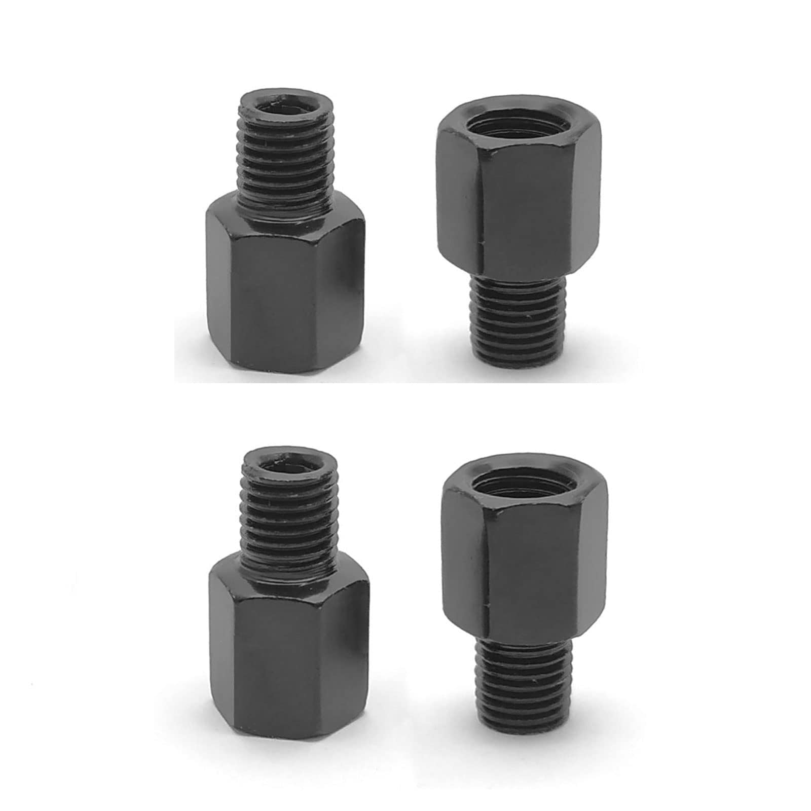 

LIKENNY Адаптер для преобразования мотоциклетных зеркал, 4 шт. для мотоциклетных зеркал, прямой и обратный винт 10mm → positive 10mm*2