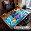 Custom Name Text Big Mouse Pad,Blox Fruits Soft Non Slip Extended Desk Mat For Home Office