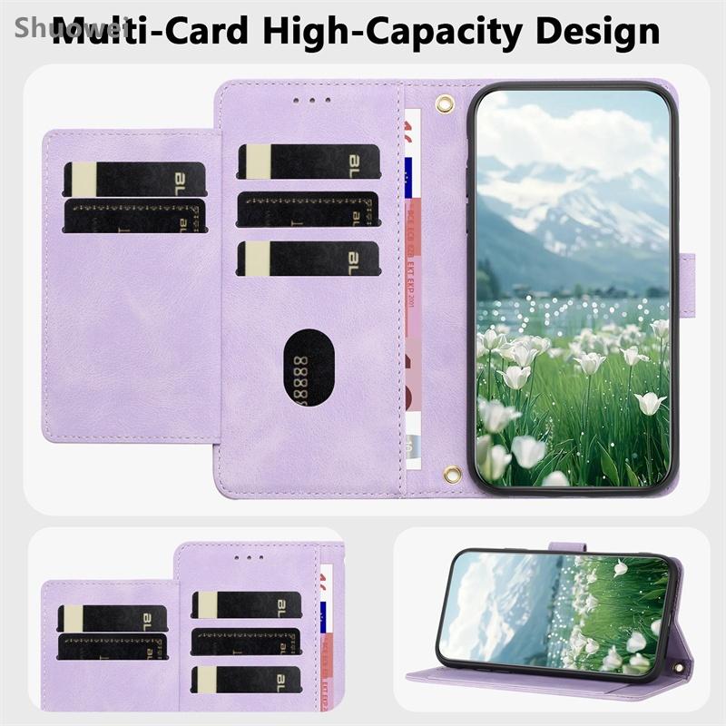 For Sony Xperia 1 10 Vi Vii Case Wallet Leather Flip Casing Card Holder Cover