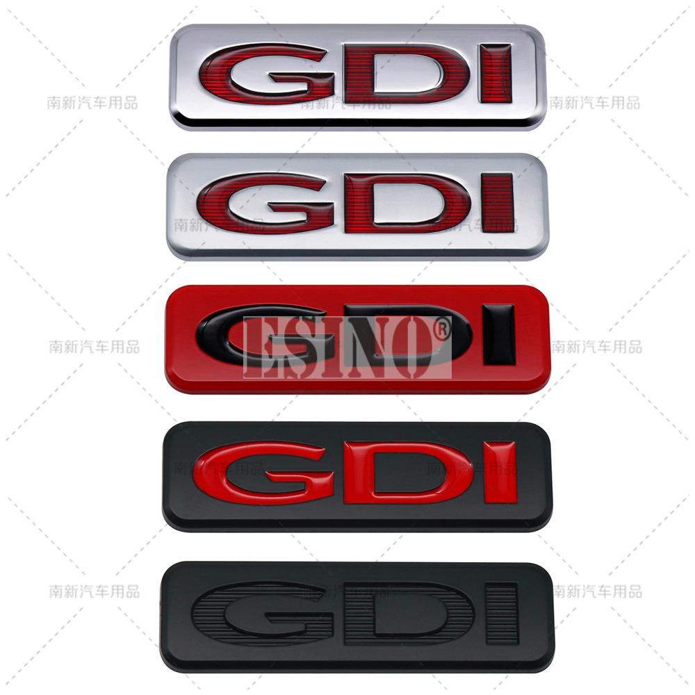 3D GDI TGDI Car Trunk Metal Zinc Alloy Adhesive Badge Emblem Rear Body Tailgate Badge for Sonata IX35 Tucson Elantra