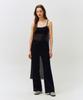 CITTA Classic Loose Fit Linen Bootcut Pants_Ctb546 (Black)
