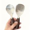 1Pc Stainless Steel Rice Spatula, Non-Stick Standable Serving Spoon with Ergonomic Handle, Durable Kitchen Utensil for Daily Use