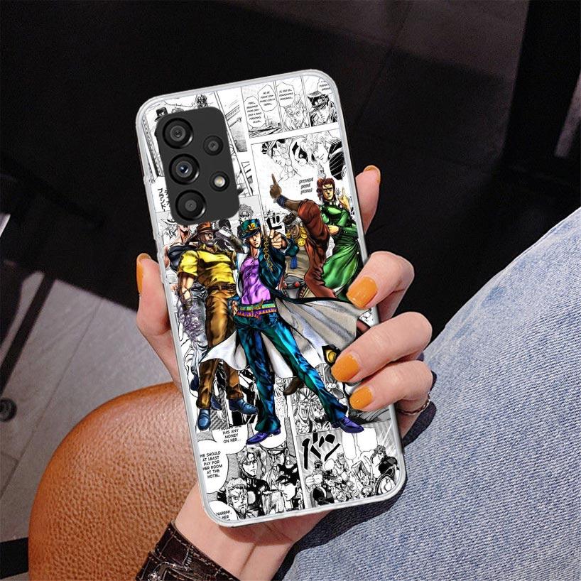 JoJo's Bizarre Adventure Stardust Crusaders Phone Case For Samsung Galaxy A17 A16 A15 A14 A13 A57 A56 A55 A54 A53 A37 A36 A35 A3