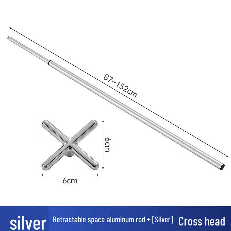 Retractable Billiards Cue Rest with Cross Head