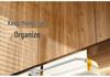 Kitchen Hanging Wet Wipe & Paper Towel Holder, Pull-Out Cabinet Tissue Box, Storage Rag Hanger, Roll Paper Organizer