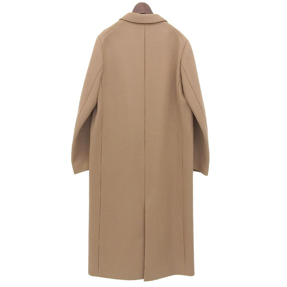 YLEVE Excellent Condition Wool Chesterfield Coat, Women's, Beige, Size 2, 168-8210055, Made In 2018 Coat 2 beigeUsed