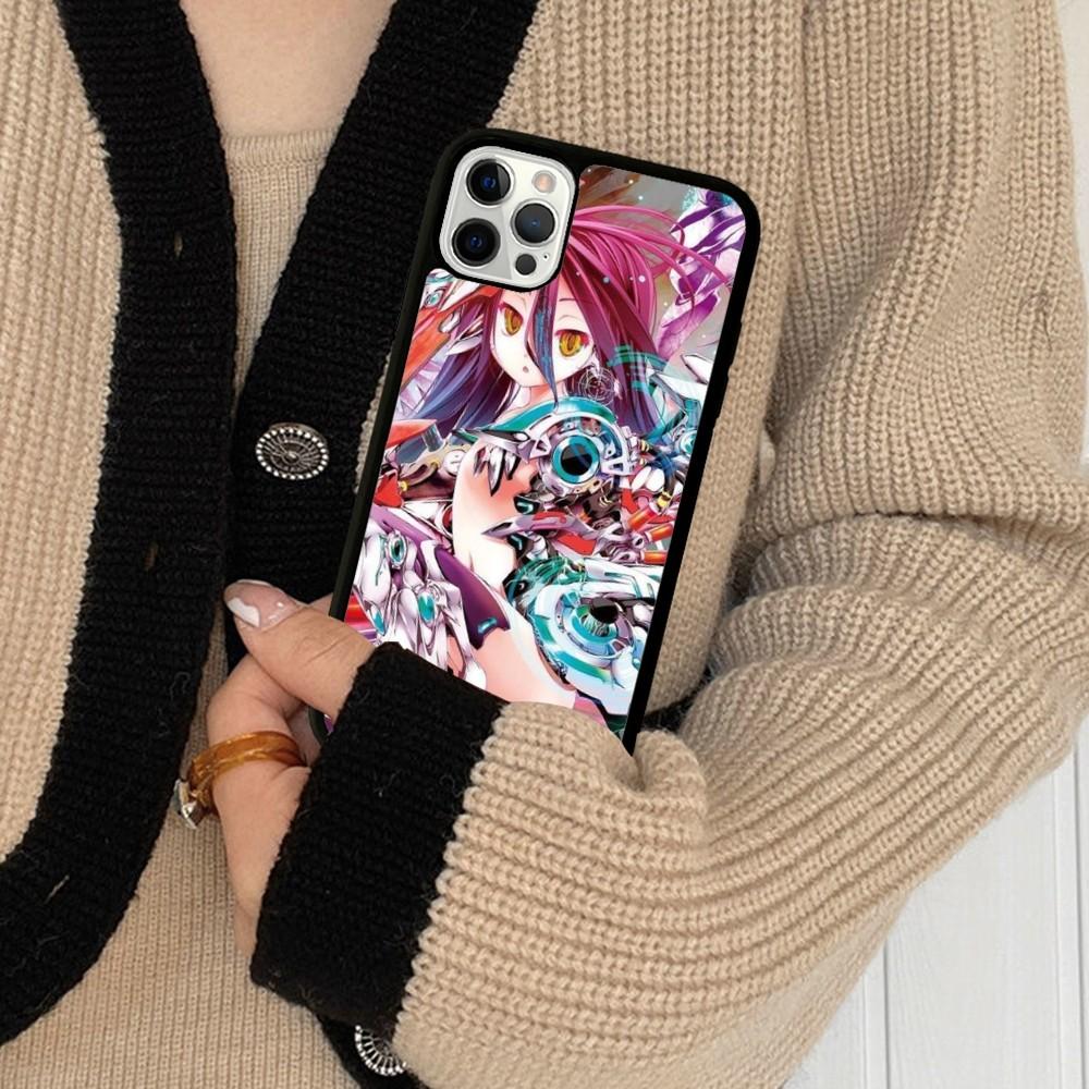 

NO GAME NO LIFE Phone Case Silicone PC+TPU For For iPhone 11 12 13 14 15 16 Plus Pro Max Cover iPhone 14