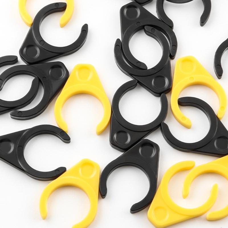 10pack Road Bike Pedals Safety Clip Mountain Bike Pedals Holders Bike Part Suitable for Cycling Level