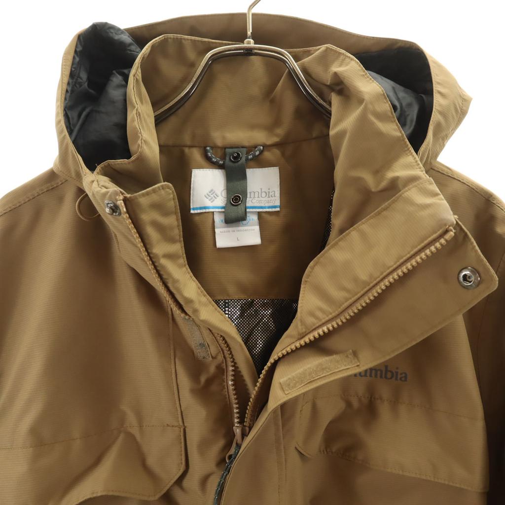 Columbia Jacket L Beige Outdoors Men's Used