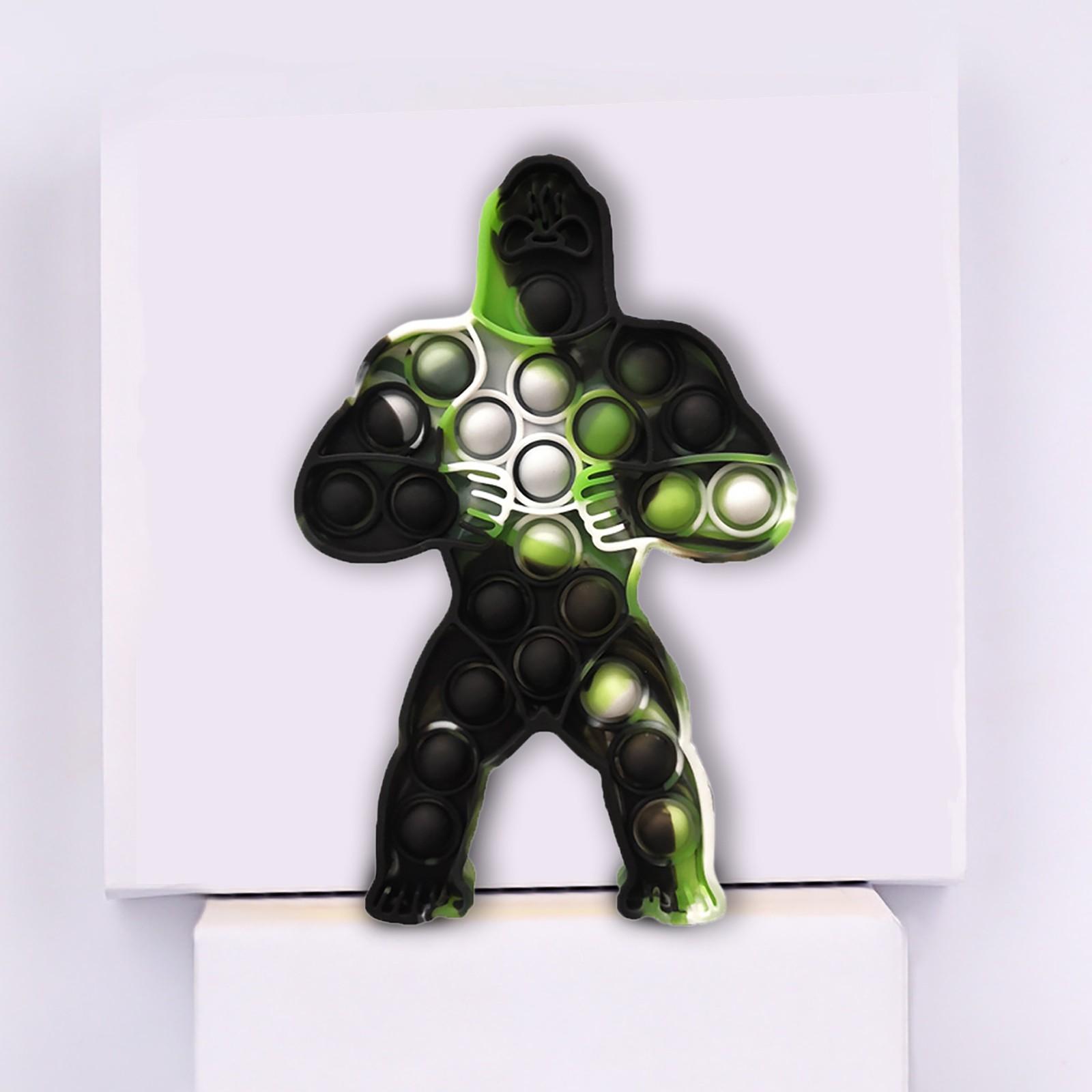 

Детская интерактивная игрушка «Нажми и стреляй пузырями» для родителей и детей «Орангутанг»