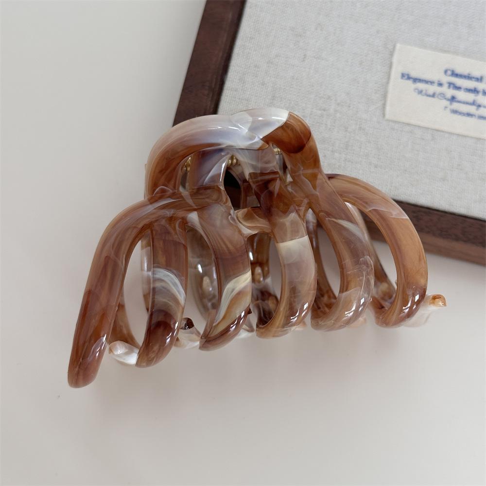 1pc Simple and Advanced Claw Clip for Women, Rear of the Head Hair Clip, Pumpkin Clip Suitable for Thick Hair, Sh Clip Hair Acce