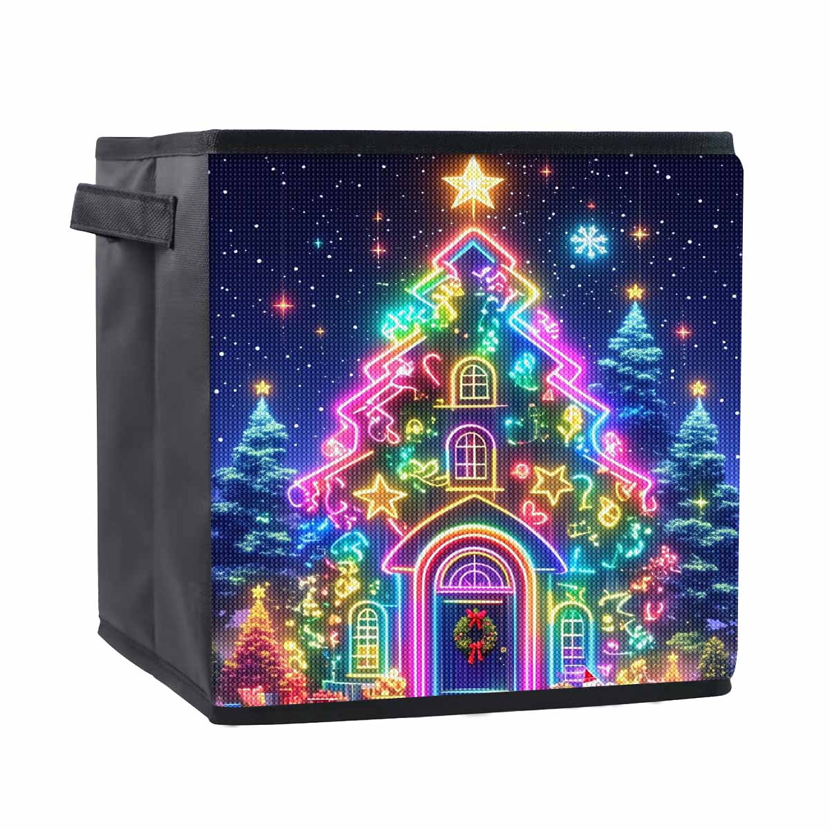 

Светящийся Маленький Домик 5D Алмазная Живопись Корзина для Хранения Полная Круглая Выкладка Мозаика Алмазная Вышивка Наборы для Вышивания Крестом Домашний Декор Домашний Декор 25cmx25cm