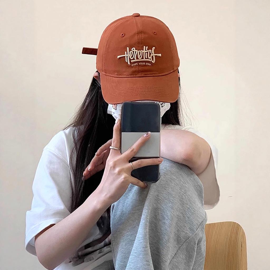 Prints Embroidery Baseball Cap Women Men Soft Cotton Peaked Hat Spring Summer Outdoor Use Sportss Sun Protection Trucker Hats Korean Style Letter