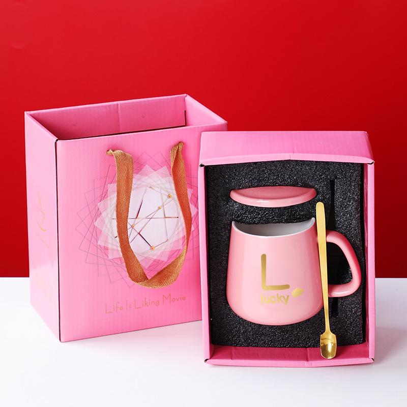 55° Constant Temperature Ceramic Mug Gift Set - Opening Event Custom Souvenir Cup