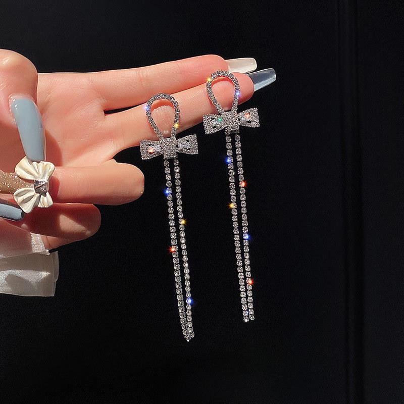 

2023 Модные женские длинные серьги-кисточки с иглой из стерлингового серебра 925 пробы 925 Silver